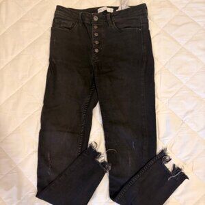 Zara Basic Black Jeans